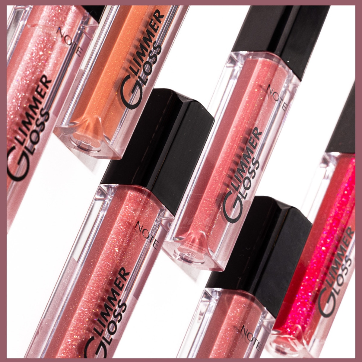 NOTE NOTE Note Glimmer Gloss 30 Iconic Pink 1 of 4