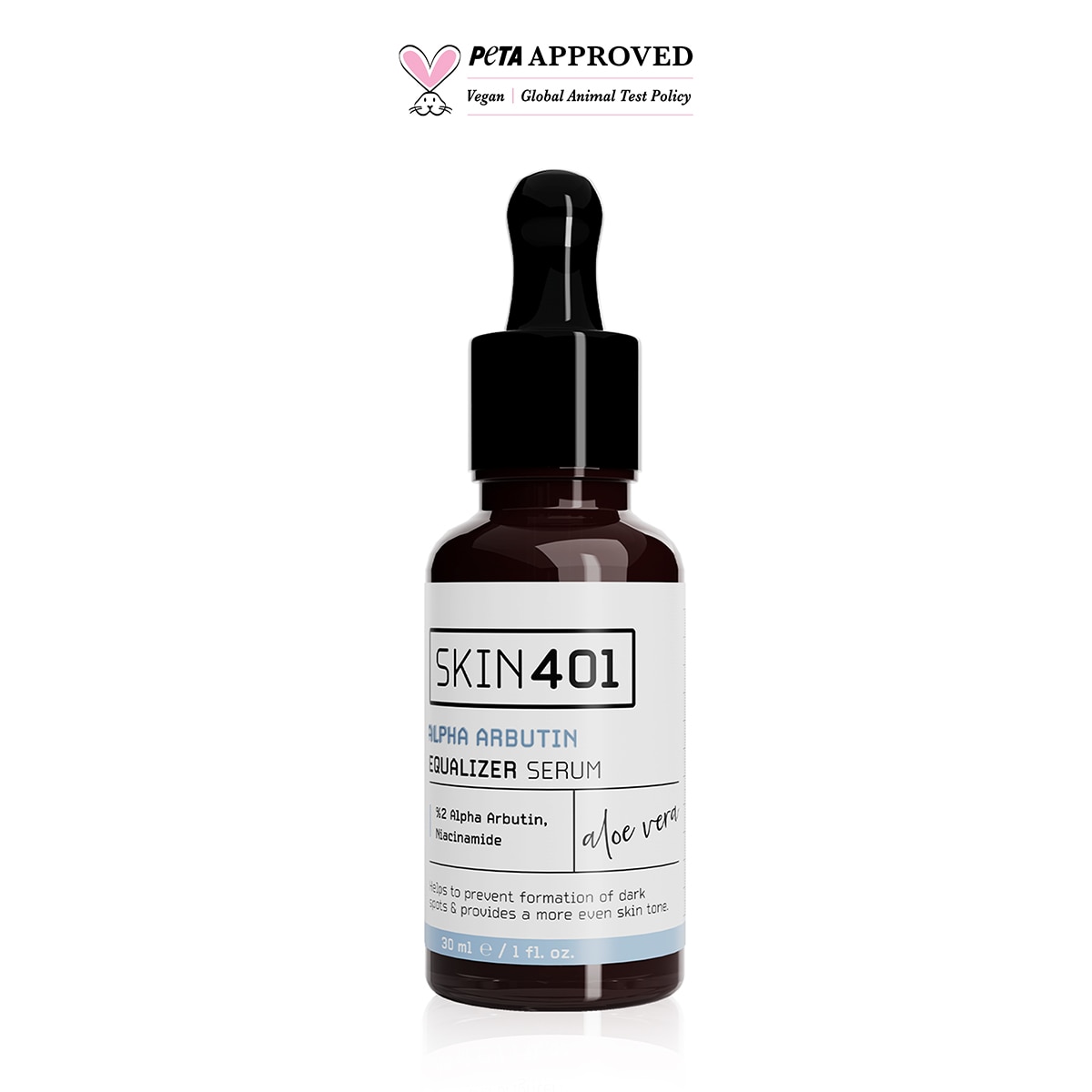  SKIN401 SKIN401 Skin401 Arbutin %2 Cilt Tonu Eşitleyici Leke Karşıtı Serum 30 ml  1 of 4 
