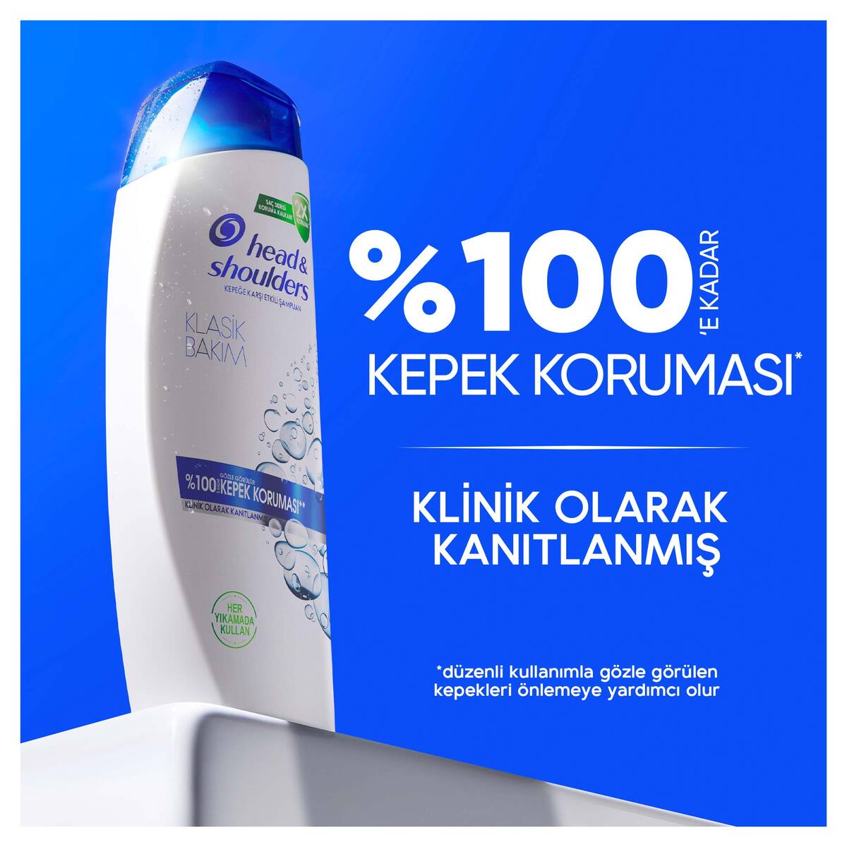  HEAD&SHOULDERS HEAD&SHOULDERS Head&Shoulders Klasik Bakım 2'si 1 Arada Kepeğe Karşı Etkili Şampuan 250 ml  1 of 6 