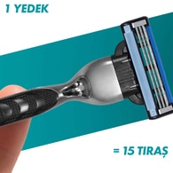 Gillette Mach3 Yedek Tıraş Bıçağı 4 Adet