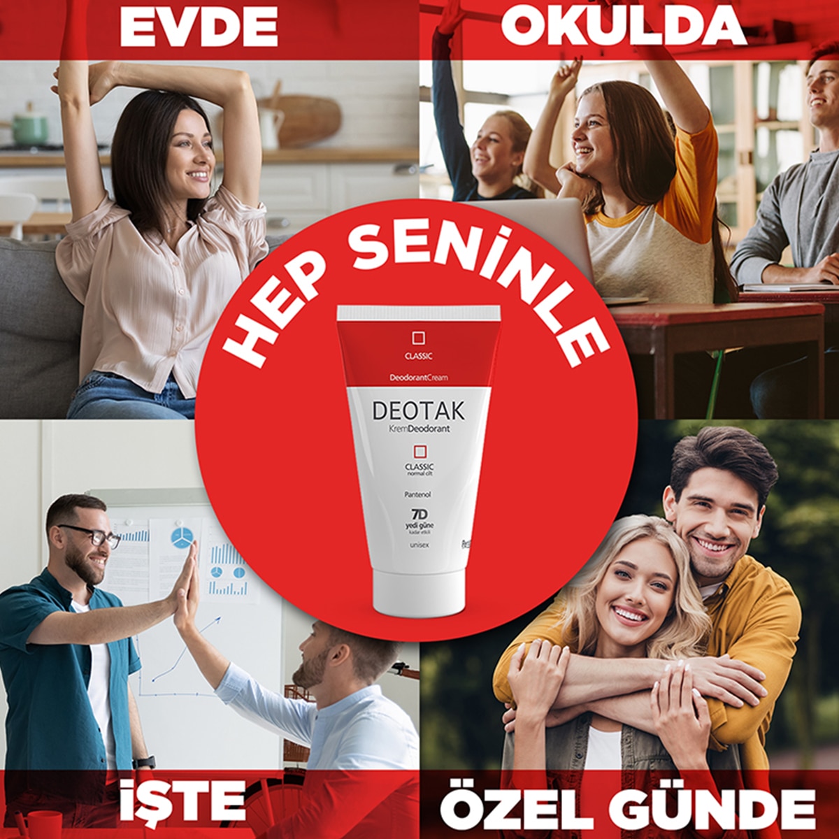  DEOTAK DEOTAK Deotak Classic Krem Deodorant 35 ml  1 of 10 