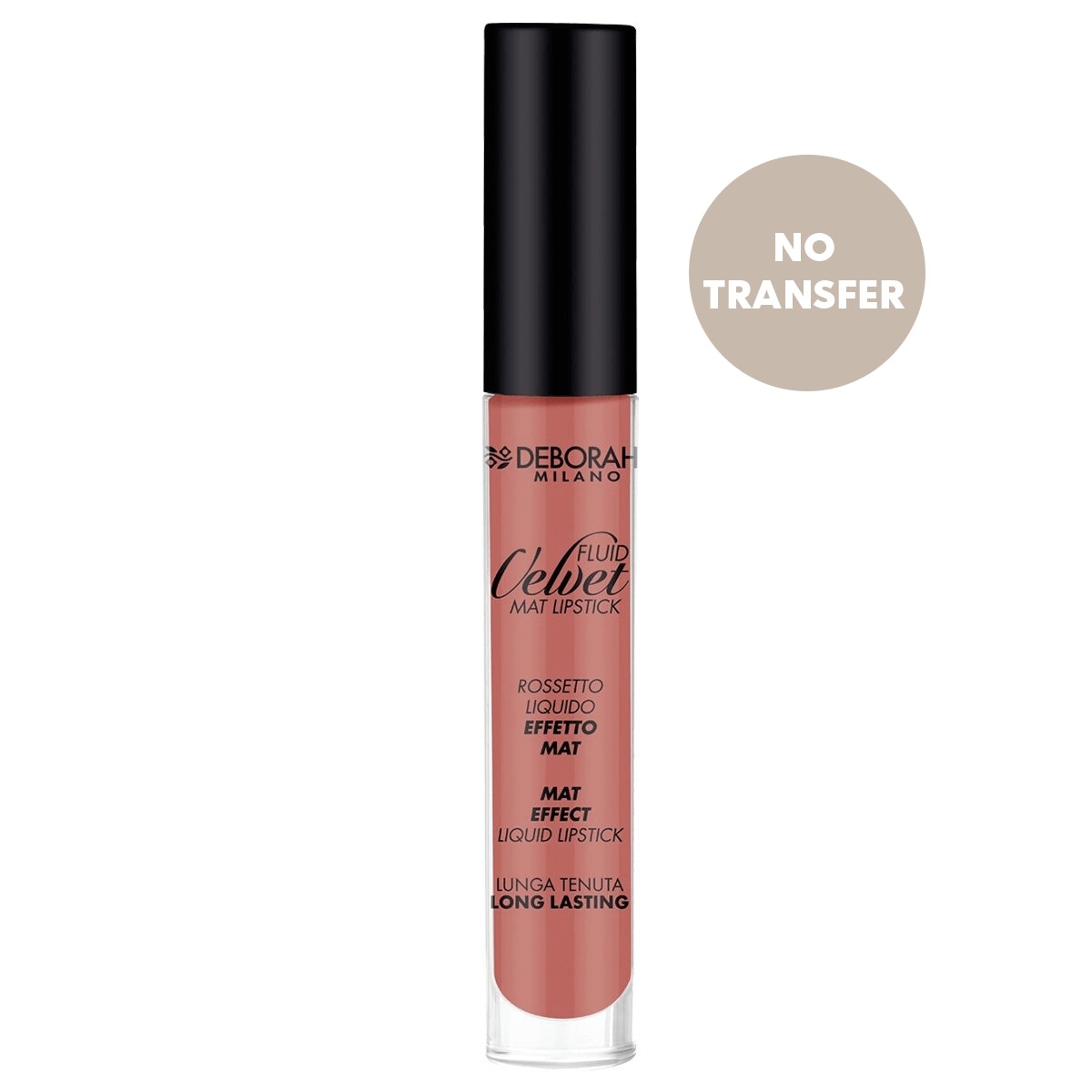  undefined DEBORAH Deborah Fluid Velvet Mat Likit Ruj No: 1 Antique Rose  1 of 2 