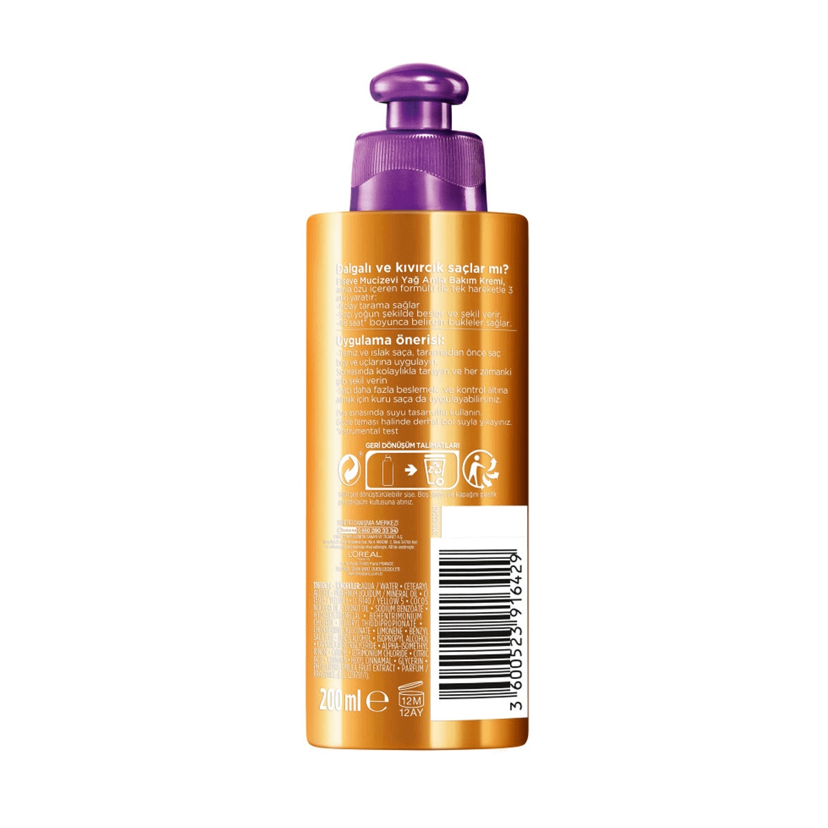  ELSEVE ELSEVE Elseve Amla Bukle Belirginleştirici Saç Bakım Kremi 200 ml  1 of 4 