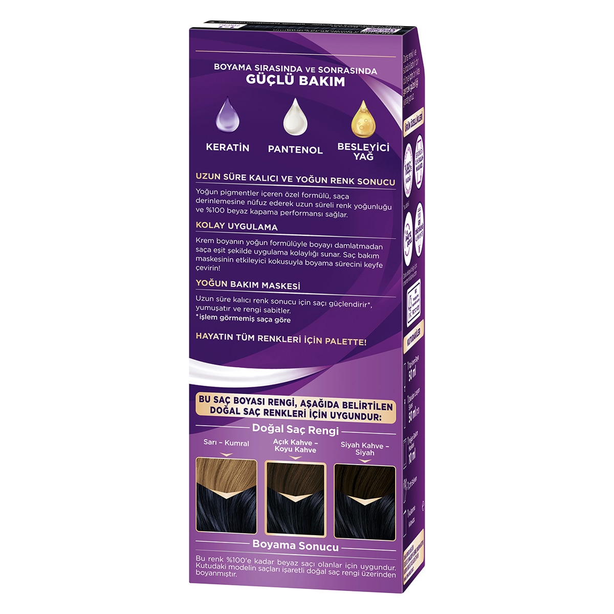 PALETTE NATURAL COLORS PALETTE NATURAL COLORS Palette Göz Alıcı Renkler 1-1 Gece Mavisi Saç Boyası 1 of 10