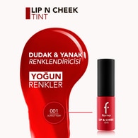 Flormar Lip&Cheek Tint No: 001 Scarlet Ruby