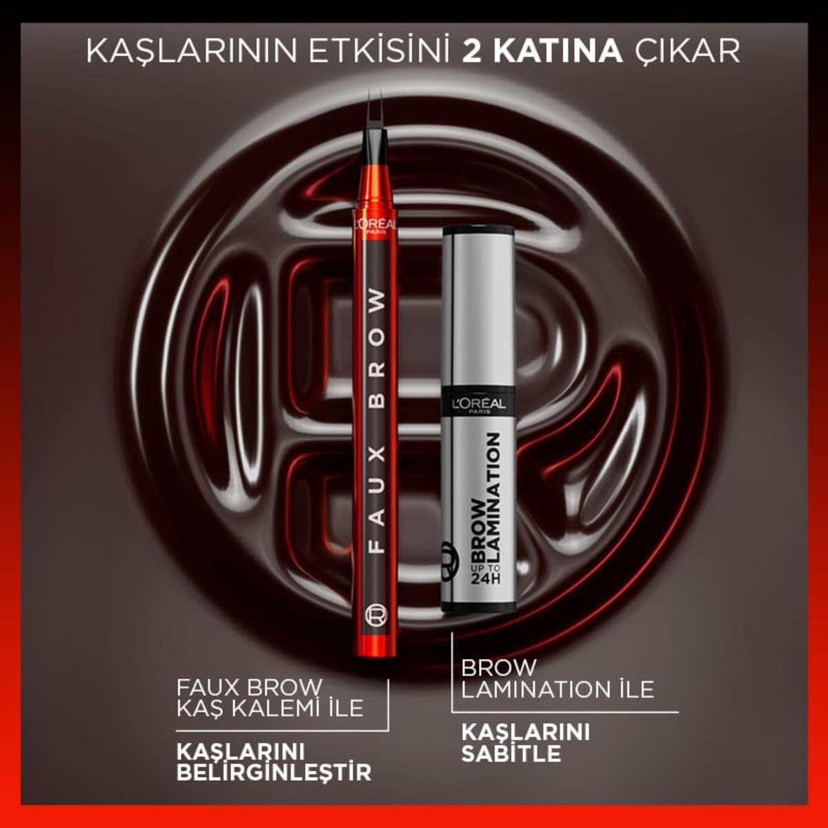 LOREAL PARIS LOREAL PARIS L'Oreal Paris Infaillible Faux Brow Ultra İnce Uçlu Kaş Kalemi Dark Brunette 1 of 9