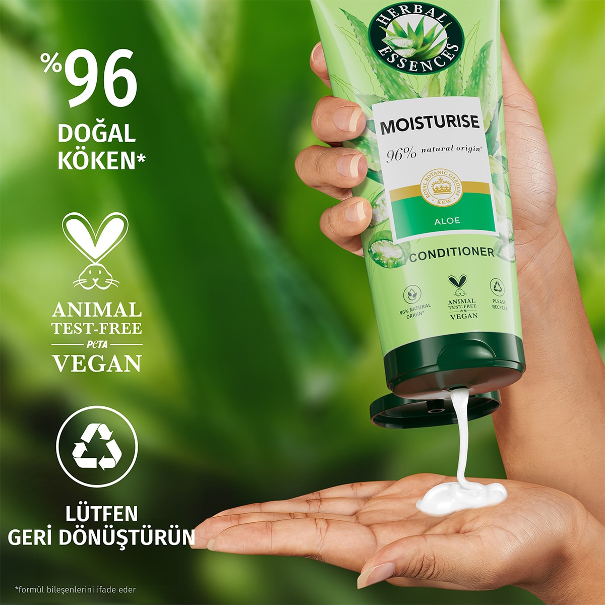  HERBAL ESSENCES HERBAL ESSENCES Herbal Essences Yatıştırıcı Aloe İçeren Sülfatsız Saç Bakım Kremi 250 ml  1 of 6 
