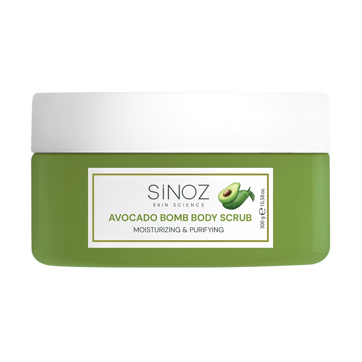SİNOZ SINOZ Sinoz Avokado Bomb Nemlendirici Vücut Peeling 300 g 1 of 3