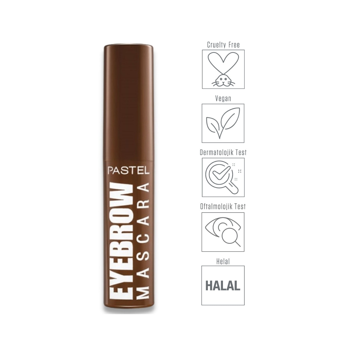  PASTEL PASTEL Pastel Eyebrow Mascara Kaş Maskarası 22 Light Brown  1 of 3 