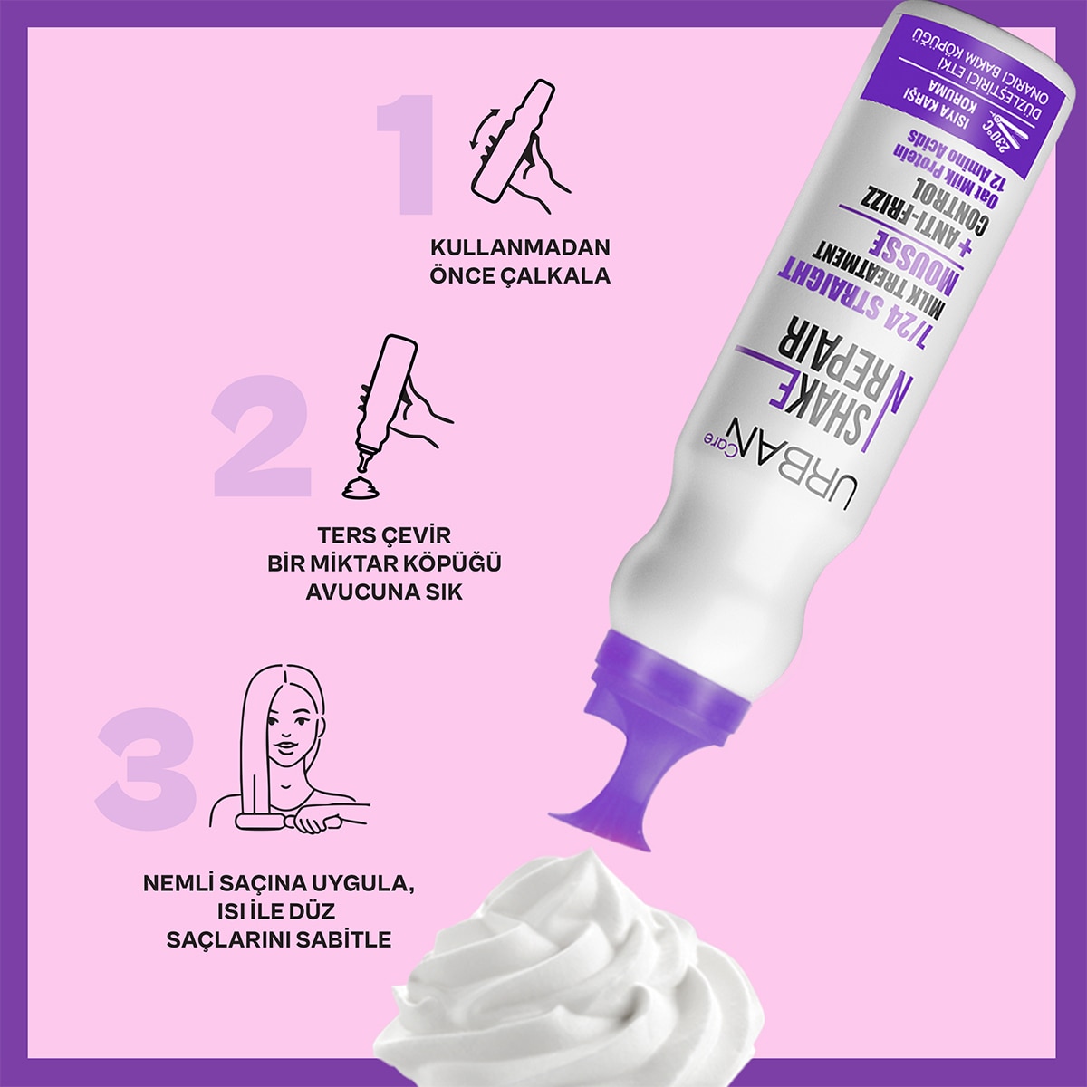 URBAN CARE Urban Care Shake N Repair 7/24 Düzleştirici Etkili Saç