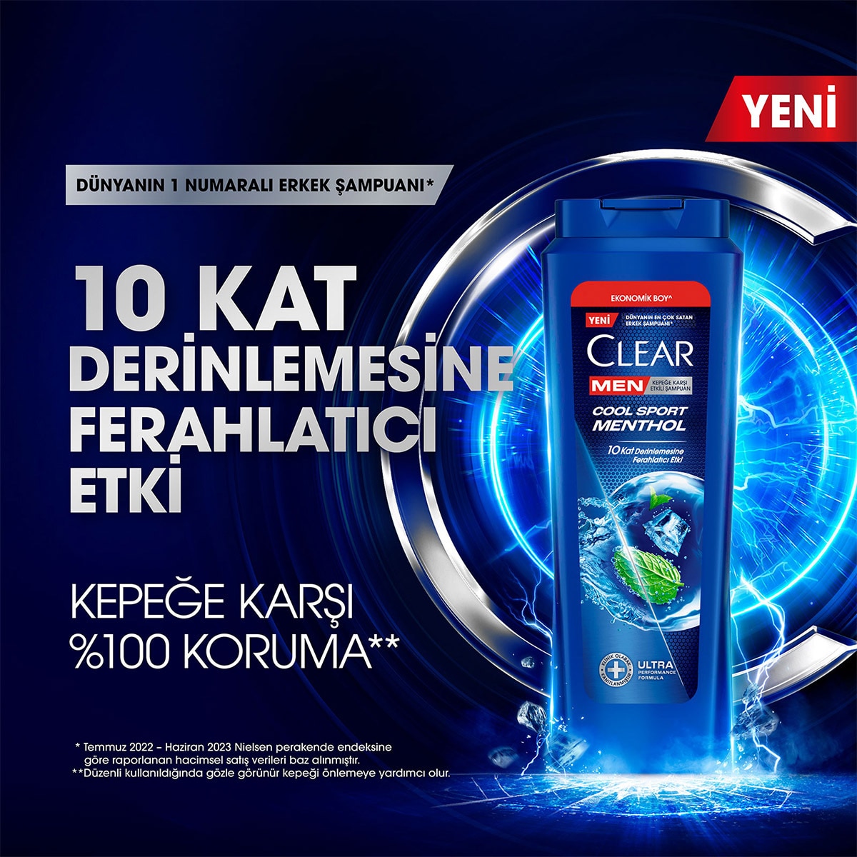  CLEAR CLEAR Clear Men Şampuan Cool Sport Menthol 500 ml  1 of 10 