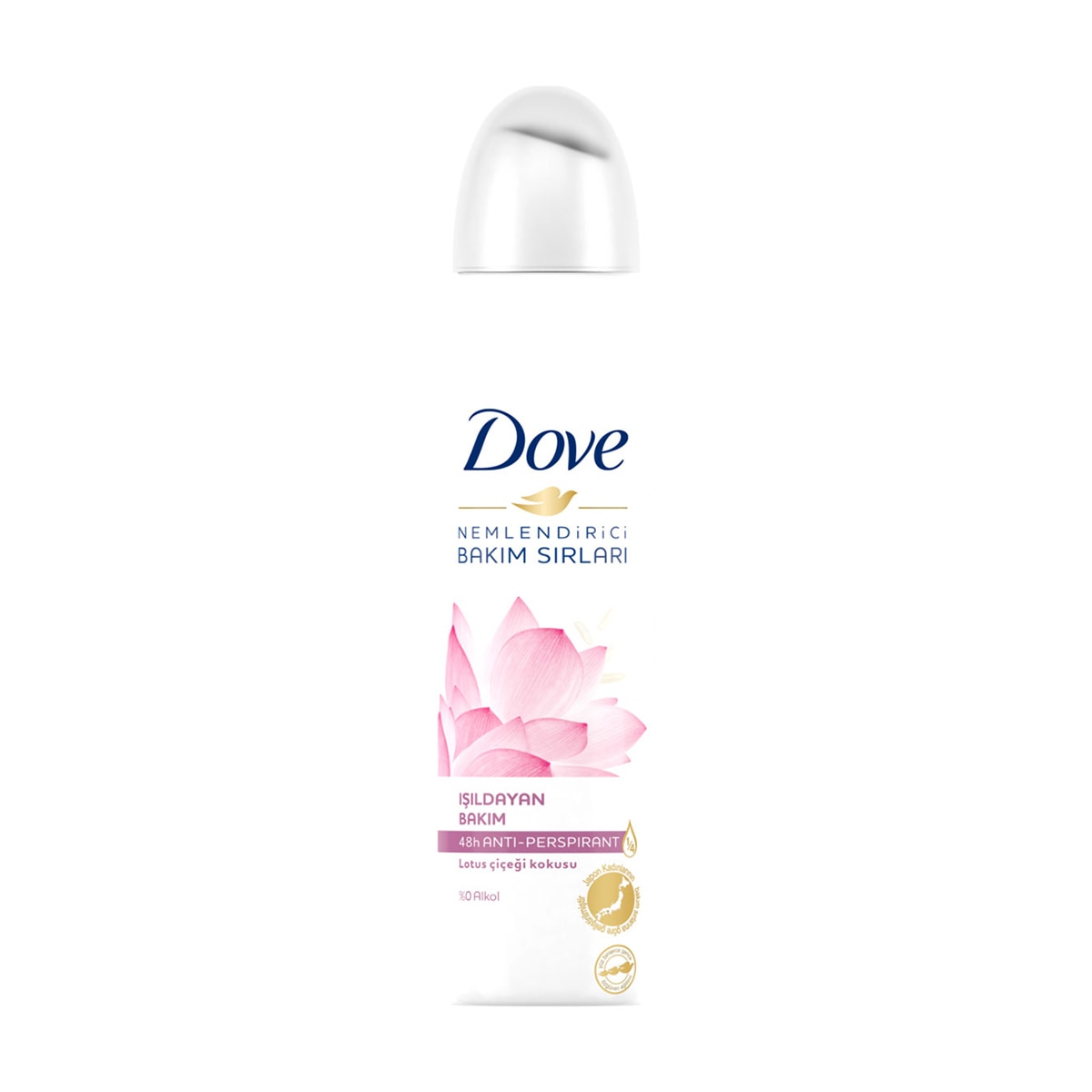  DOVE DOVE Dove Kadın Sprey Deodorant Nemlendirici Bakım Lotus Çiçeği 150 ml  1 of 7 