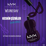 Nyx Professional Makeup Wednesday Cello Vivid Matte Mor Likit Eyeliner