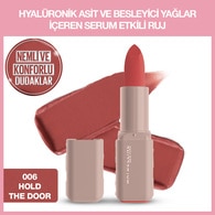 Maybelline New York Serum Etkili Hyaluronik Asit ve Besleyici Yağ İçeren Ruj Satin Hold The Door 006