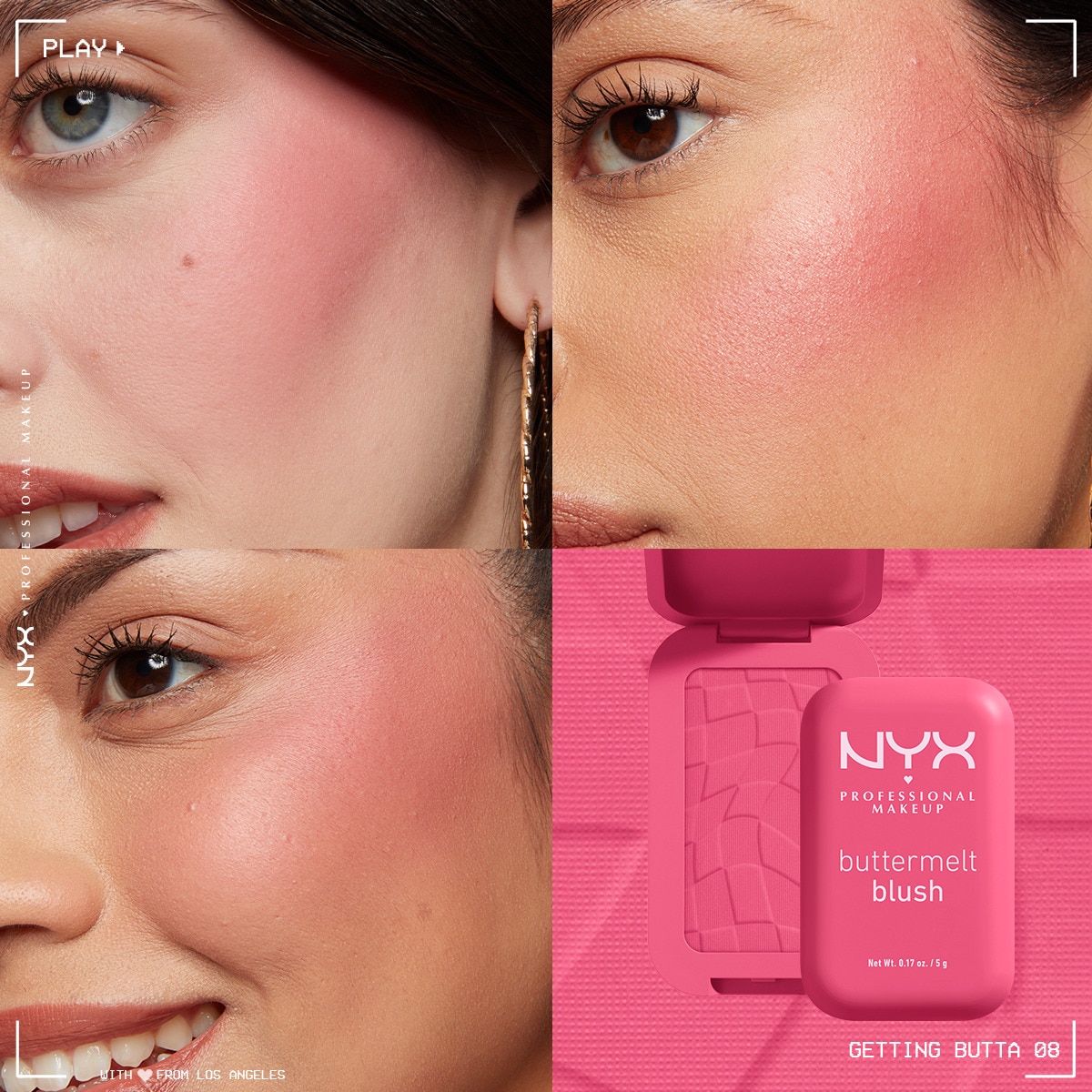  NYX NYX Nyx Professional Makeup Buttermelt Blush Kremsi Pudra Allık 08 Getting Butta  1 of 8 