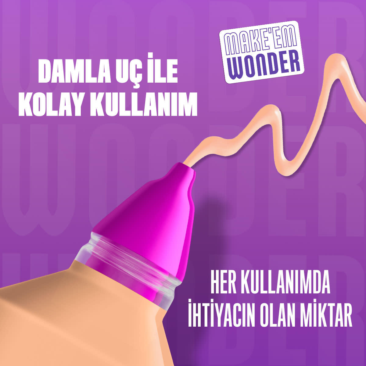  NYX NYX Nyx Professional Makeup Make em Wonder Fondöten 08 Vanilla  1 of 10 