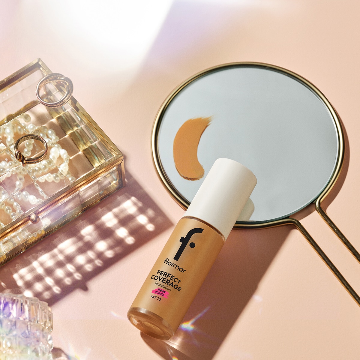  FLORMAR FLORMAR Flormar Perfect Coverage Yoğun Pigmentli SPF15 Fondöten No: 102  1 of 9 