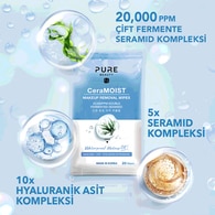  PURE BEAUTY PURE BEAUTY Pure Beauty Pomegranate Hydro Glow Makyaj Temizleme Mendili 20 Adet  1 of 6 