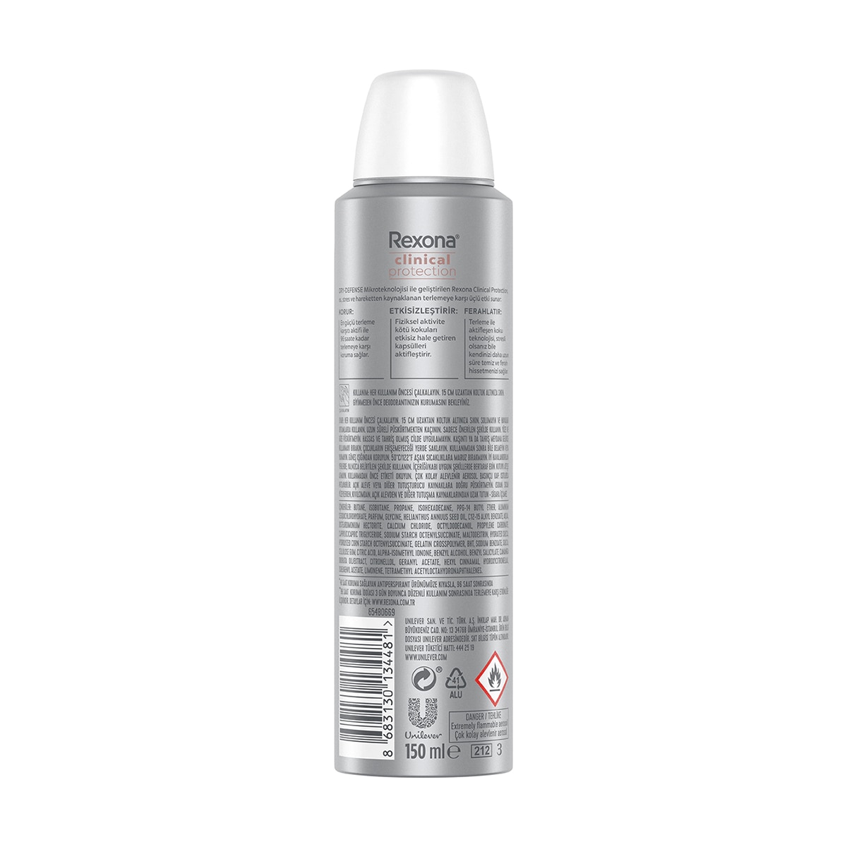 REXONA REXONA Rexona Clinical Invisible Deodorant 150 ml 1 of 9