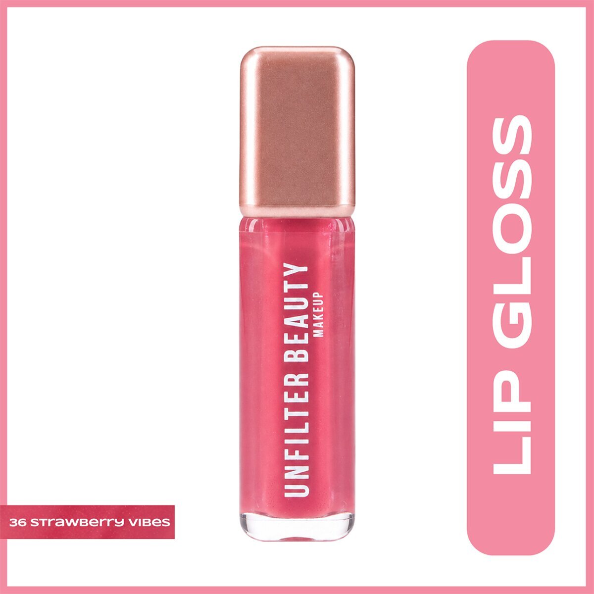 UNFILTER UNFILTER BEAUTY Unfilter Beauty Lipgloss 36 Strawberry Vibes 1 of 4