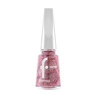  FLORMAR FLORMAR Flormar Glitter Sim Parçacıklı Yarı Transparan Işıltılı Oje No: 39 Red In Silver  1 of 4 