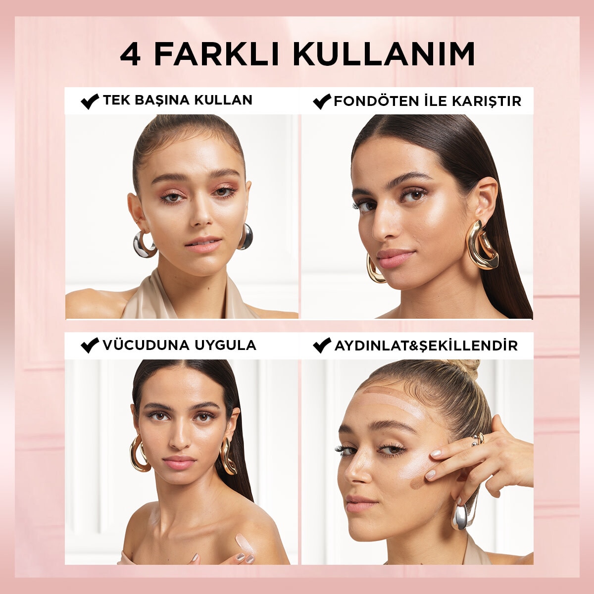  LOREAL PARIS LOREAL PARIS L'Oreal Paris Glotion All-In-One Doğal Işıltı 902 Light Glow  1 of 10 