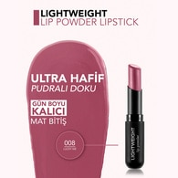 Flormar Lightweight Lip Powder Ultra Hafif Mat Ruj No: 008