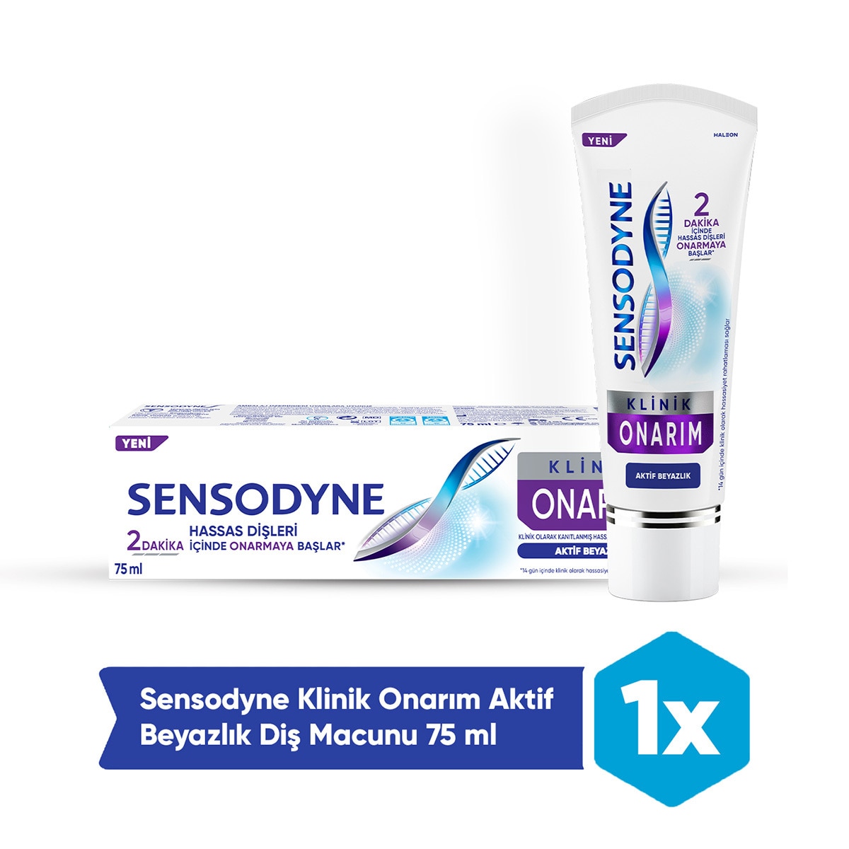  SENSODYNE SENSODYNE Sensodyne Clinical Repair Aktif Beyazlık Macun 75 ml 