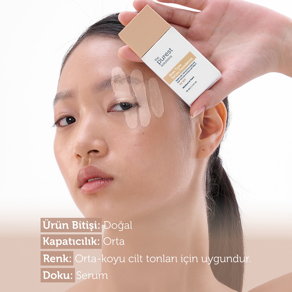 undefined THE PUREST SOLUTIONS EXC. The Purest Solutions Tone Serum Fondöten Medium 30 ml 1 of 9