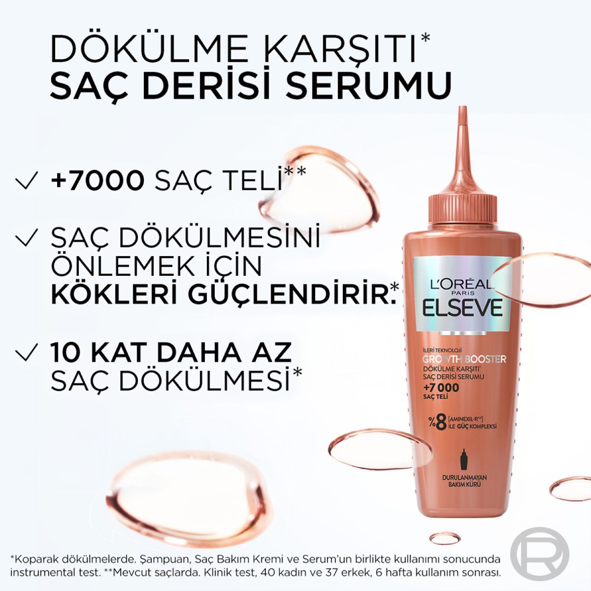  ELSEVE ELSEVE L'Oreal Paris Elseve Growth Booster Dökülme Karşıtı Saç Derisi Serumu 102 ml  1 of 7 