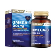  NUTRAXIN NUTRAXIN Nutraxin Omega-3 2000 mg 60 Kapsül  