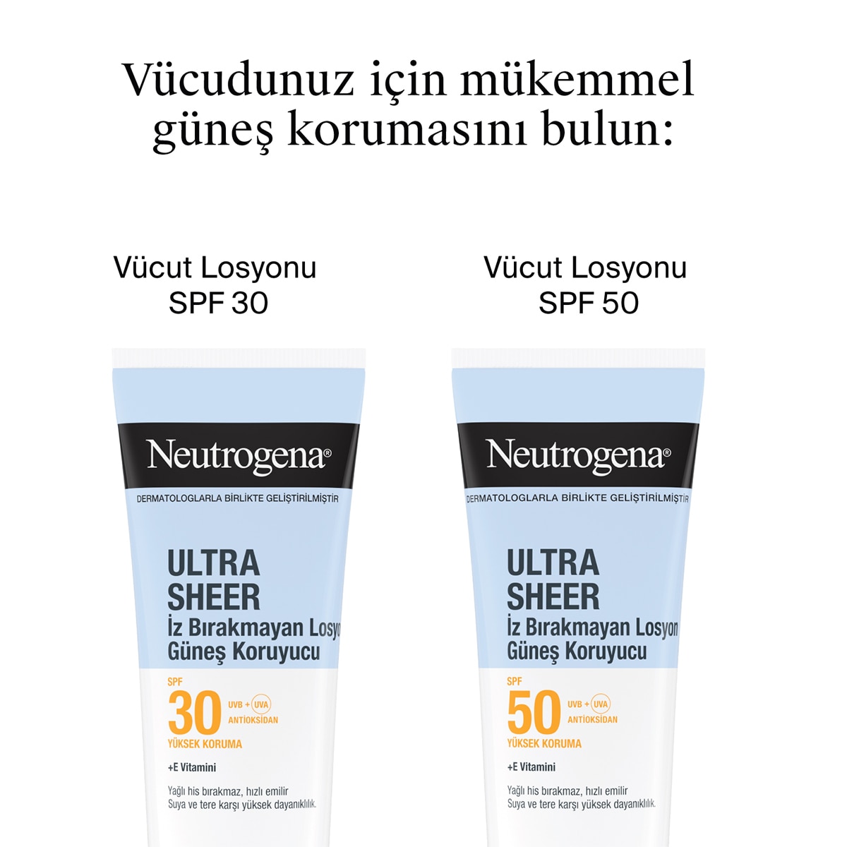  NEUTROGENA NEUTROGENA Neutrogena Ultra Sheer SPF50 Vücut Güneş Koruyucu Losyon 200 ml  1 of 11 