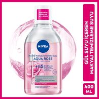 NIVEA VISAGE NIVEA VISAGE Nivea Aqua Rose Gül Suyu İçeren Çift Fazlı Micellar Makyaj Temizleme Suyu 400 ml