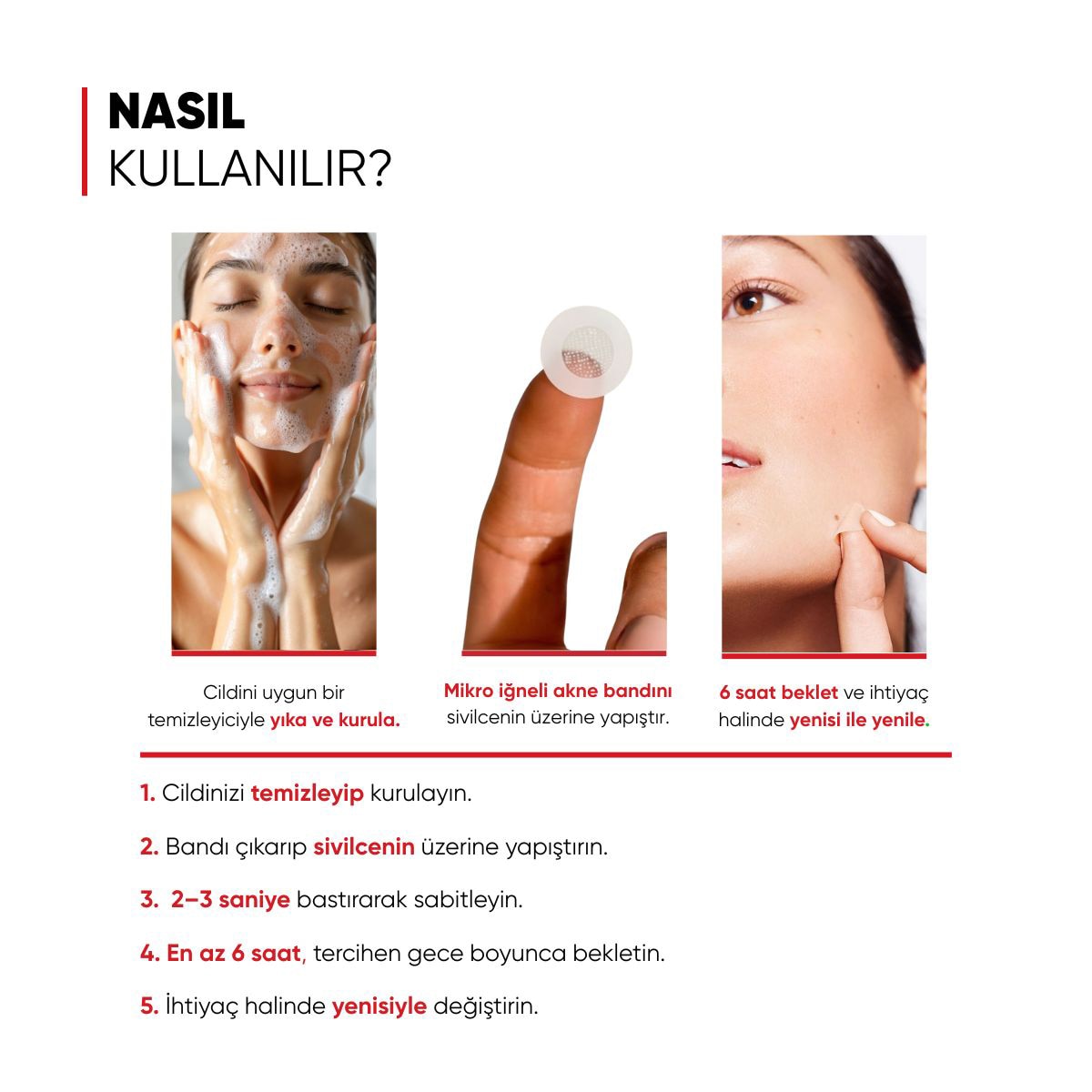  MIA KLINIKA MIA KLINIKA Mia Klinika Leke Karşıtı Mikro İğneli Akne Bandı 6 Adet  1 of 5 