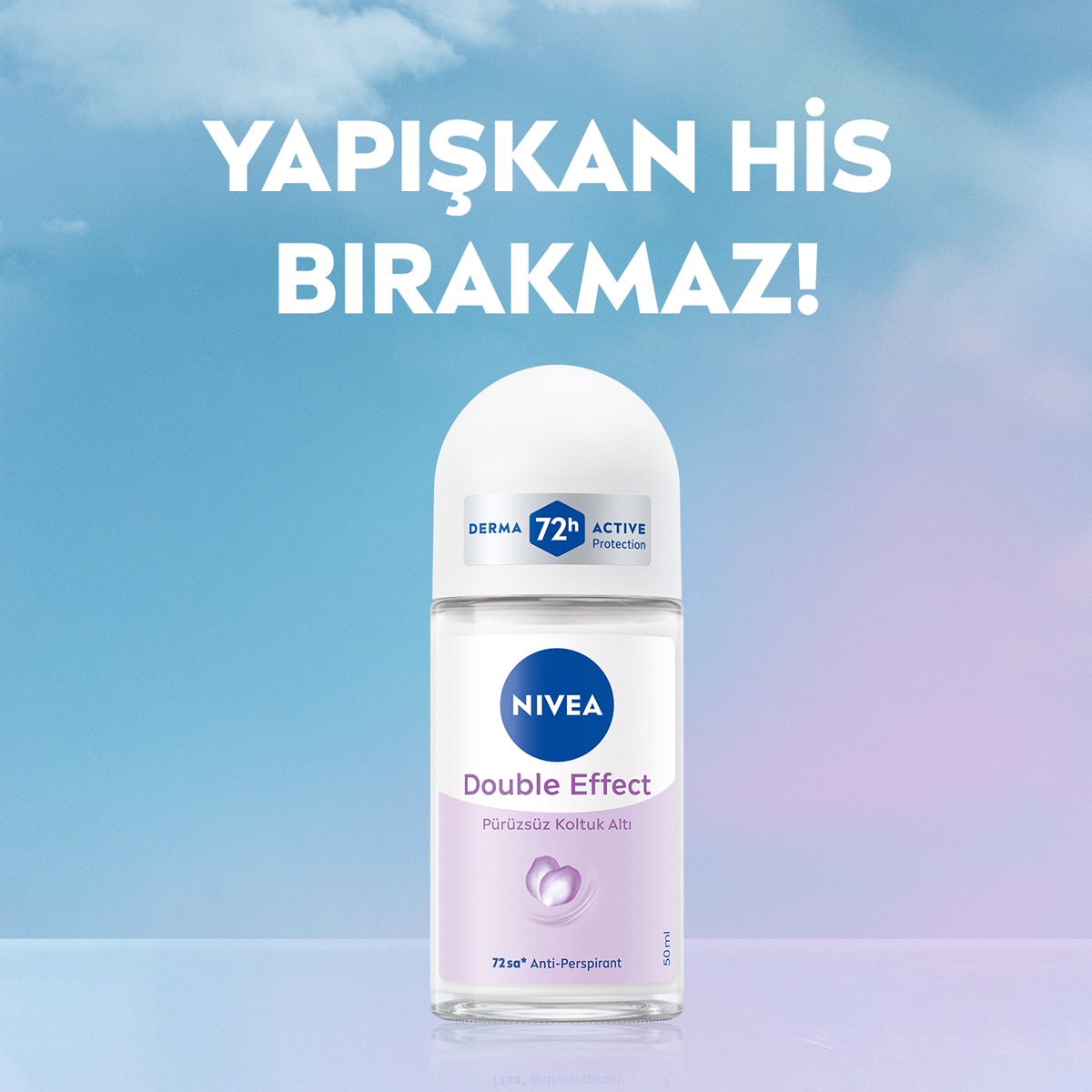  NIVEA DEO NIVEA DEO Nivea Kadın Roll-on Deodorant Double Effect 50 ml  1 of 7 