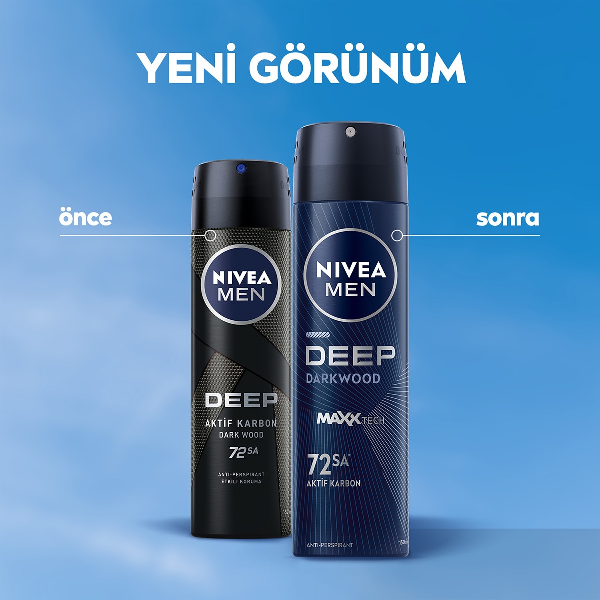 NIVEA DEO NIVEA DEO Nivea Men Erkek Sprey Deodorant Deep Dimension 150 ml  1 of 6 