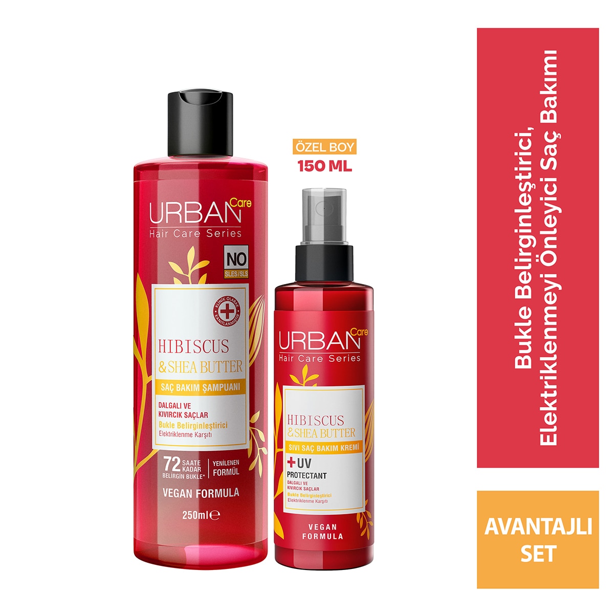 URBAN CARE EXC. URBAN CARE EXC. Urban Care Hibiscus & Shea Butter Kıvırcık ve Dalgalı Saçlara Özel Bukle Belirginleştirici Saç Bakım Şampuanı 350 ml ve Şekillendirici Durulanmayan Bakım Kremi 175 ml 1 of 1 Urban Care Hibiscus & Shea Butter Kıvırcık ve Dalgalı Saçlara Özel Bukle Belirginleştirici Saç Bakım Şampuanı 350 ml ve Şekillendirici Durulanmayan Bakım Kremi 175 ml