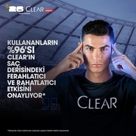 CLEAR CLEAR Clear Men Kepeğe Karşı Etkili Şampuan Legend By CR7 350 ml 1 of 13