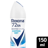 Rexona Kadın Sprey Deodorant Cotton Dry 72 Saat Kesintisiz Üstün Koruma 150 ml
