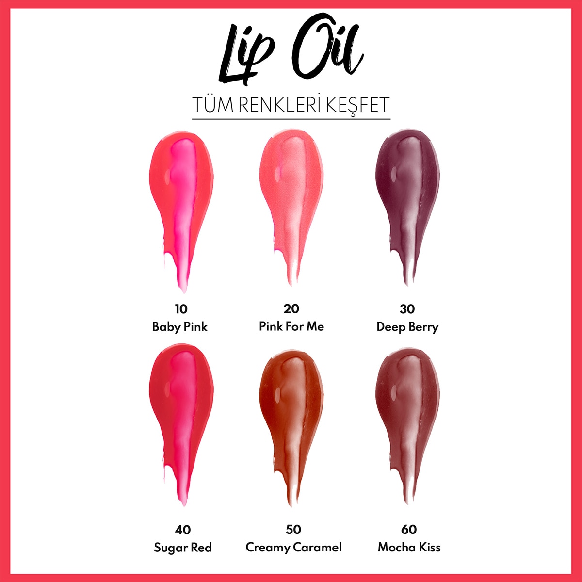 NOTE NOTE Note Lip Oil Nemlendirici ve Parlatıcı Dudak Bakım Yağı 10 Baby Pink Pembe 1 of 7