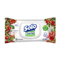  SOLO SOLO Solo Doğal Hijyen Islak Mendil Elma Sirkesi & Karbonat 50'li  1 of 1 
