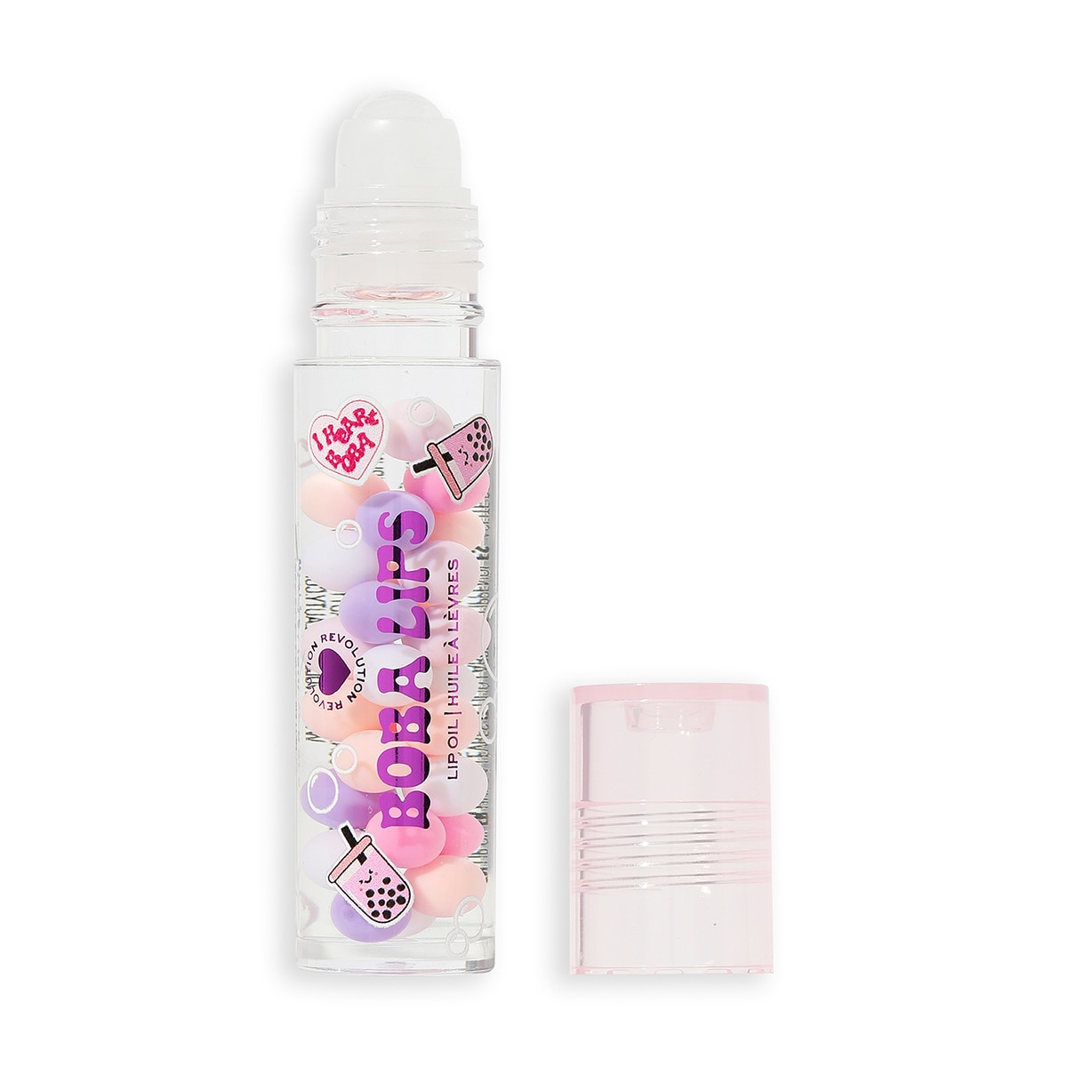  I HEART REVOLUTION I HEART REVOLUTION I Heart Revolution Boba Lips Dudak Yağı Clear  1 of 3 