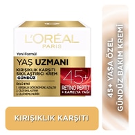  LOREAL PARIS LOREAL PARIS L'Oreal Paris Yaş Uzmanı Kırışıklık Karşıtı SIkılaştırıcı Krem 40+ 50 ml  1 of 5 