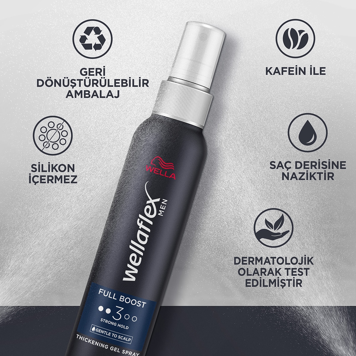 WELLA WELLA Wellaflex Full Boost Jel Spray Güçlü 150 ml 1 of 7