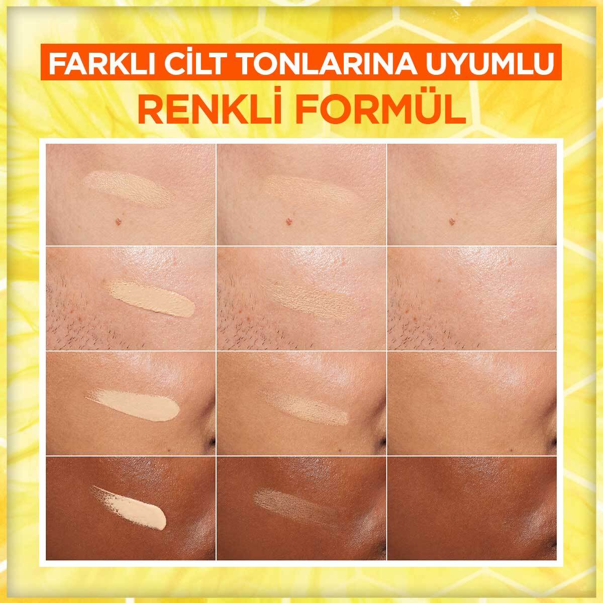 GARNIER GARNIER Garnier C Vitamini Parlak Günlük Yüz Güneş Kremi Işıltılı Doku SPF50+ 40 ml 1 of 7