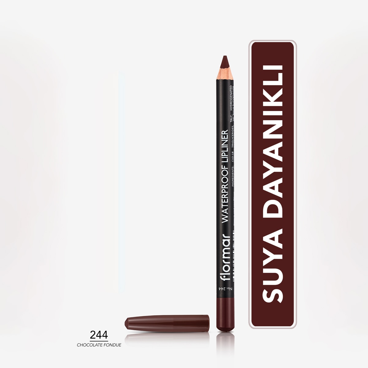 FLORMAR FLORMAR Flormar Suya Dayanıklı Mat Dudak Kalemi No: 244 Chocolate Fondue 1 of 1 Flormar Suya Dayanıklı Mat Dudak Kalemi No: 244 Chocolate Fondue