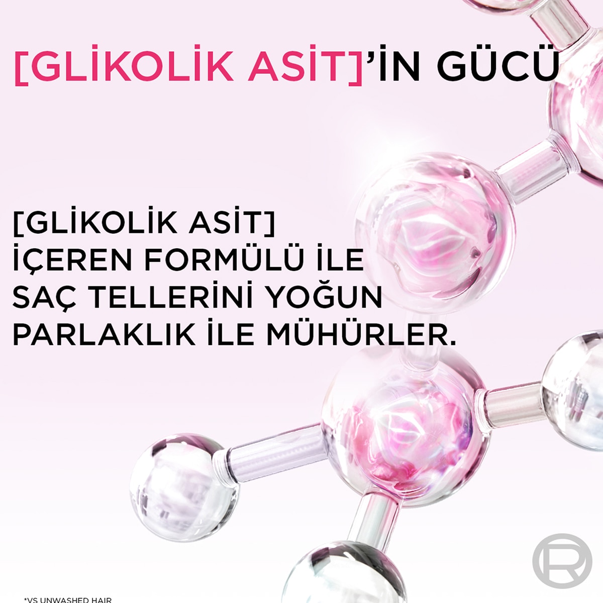 ELSEVE ELSEVE L'Oreal Paris Elseve Glycolic Gloss Mükemmel Parlaklık Veren Saç Bakım Sprey Serumu 150 ml 1 of 10