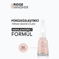 FLORMAR FLORMAR Flormar Ridge Vanisher Nemlendirici & Pürüzsüzleştirici Oje Bazı 1 of 3