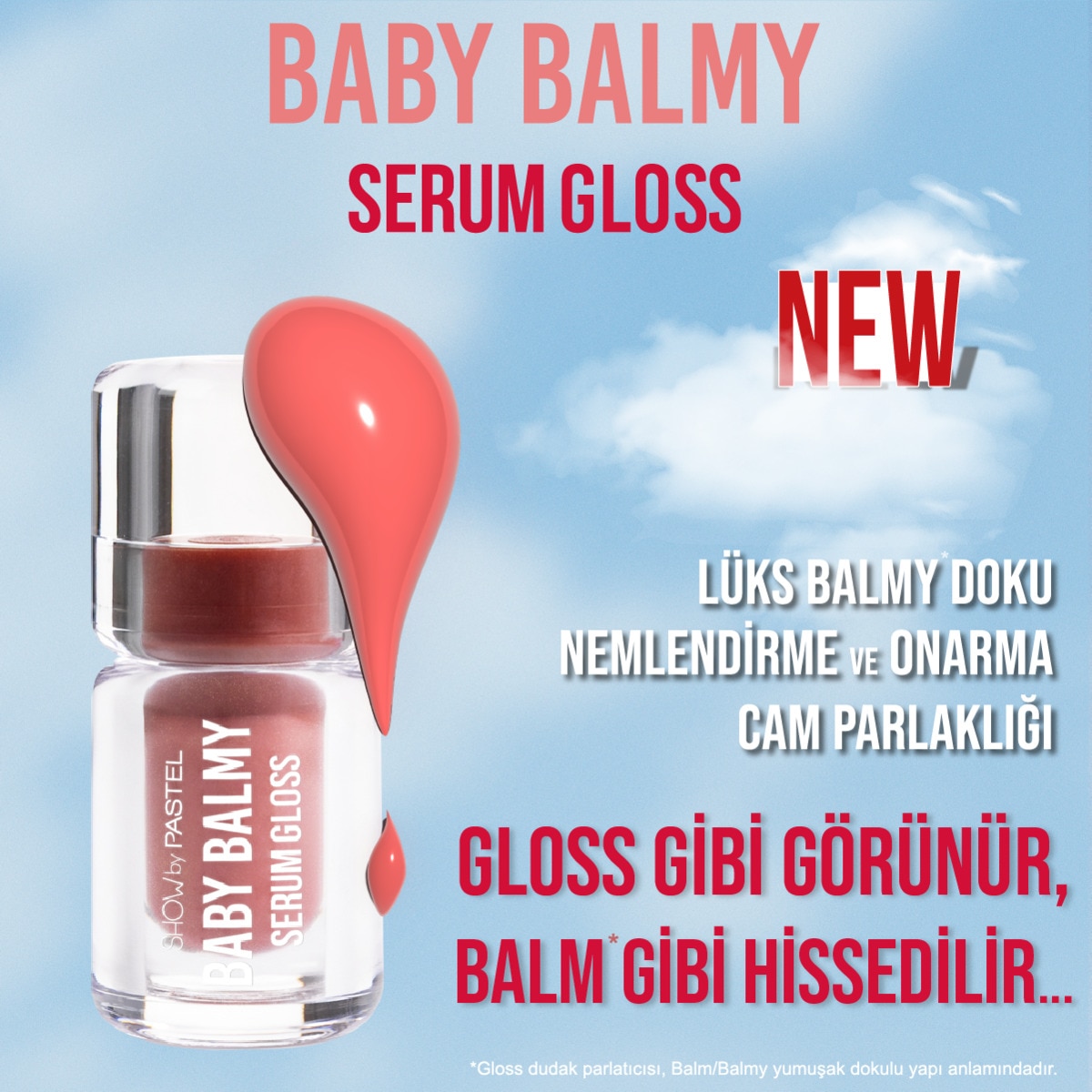  undefined SHOW BY PASTEL Show By Pastel Baby Balmy Serum Gloss 34 Vibe  1 of 4 