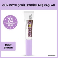 Maybelline New York Super Lock Brow Glue Kaş Sabitleyici Maskara Deep Brown